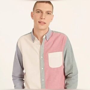 J.Crew men's broken-in organic cotton oxford shirt